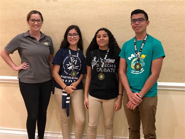 Ms. Langford SUN Suli Heidy William 4th Place Financial Fitness Tournament 2019